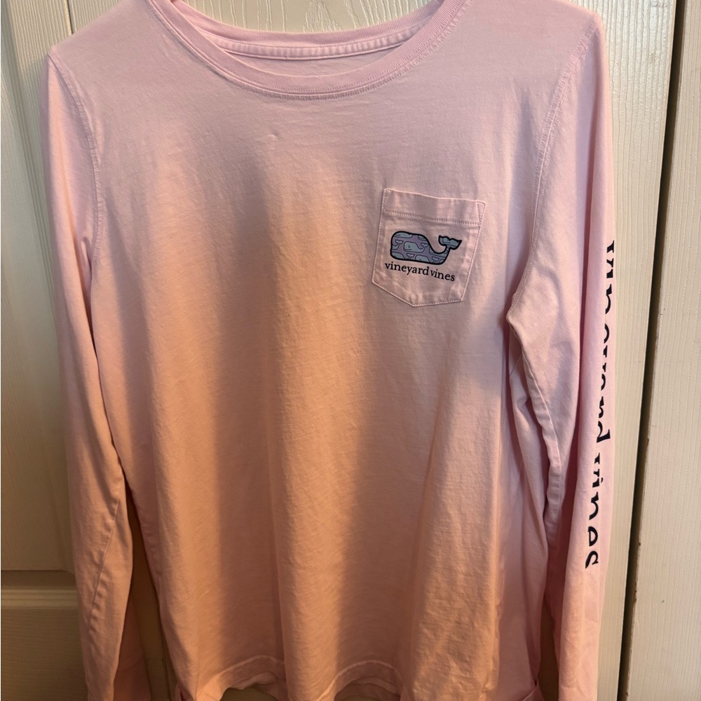 Vineyard Vines Light Pink Crew Neck Tee